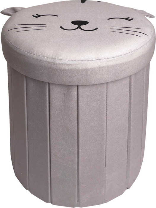 Sittpuff m/förvaring Hopfällbar